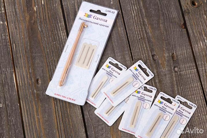 Gamma LHN-100 Игла для крючка люневильского d 1.0