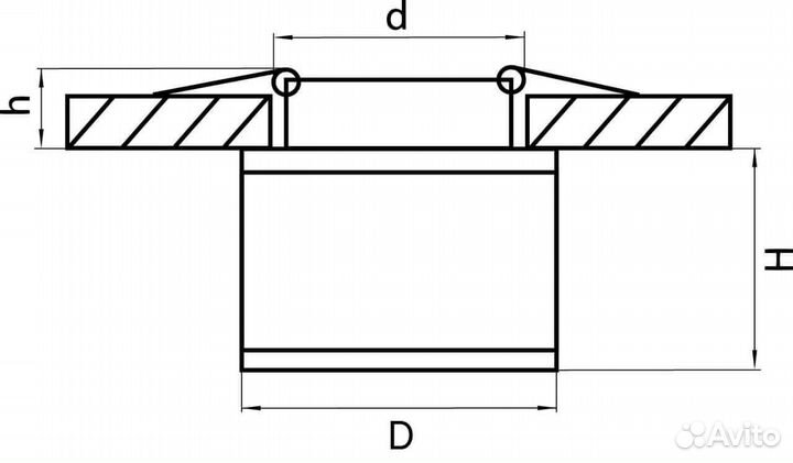 Встраиваемый светодиодный светильник Lightstar Mat
