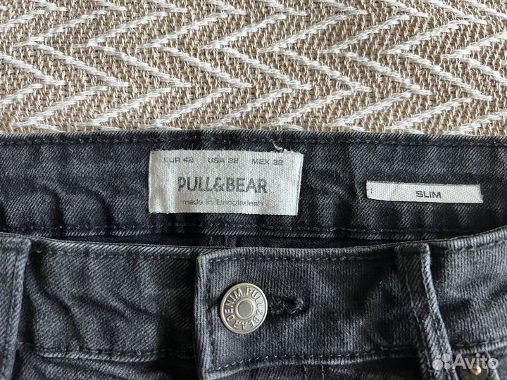 Шорты джинсовые мужские pull and bear