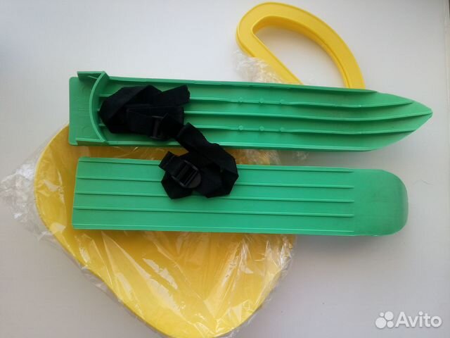 Лыжи, ледянка