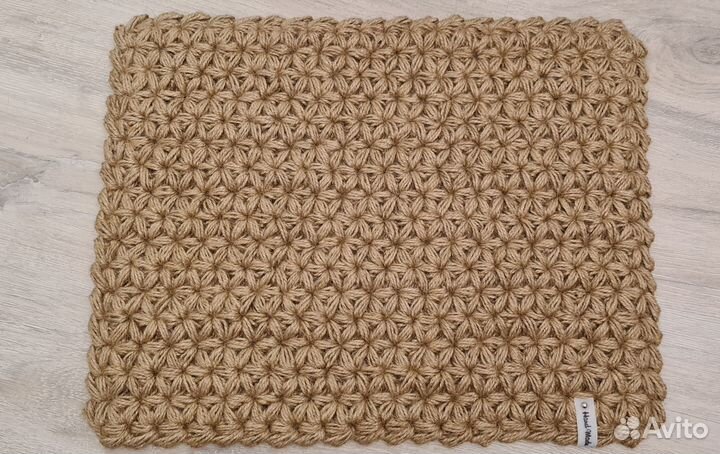 Коврик джутовый
