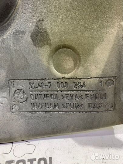 Шумоизоляция задняя правая Bmw 745 E65 N62B44 2004