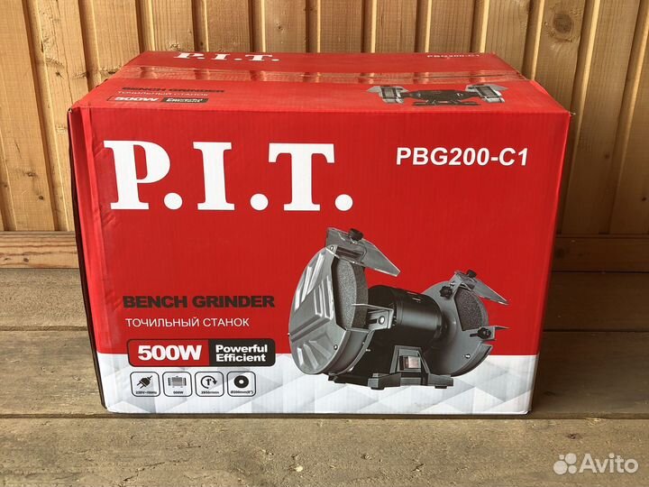 Точильный станок (наждак) P.I.T. PBG200-C1 500w