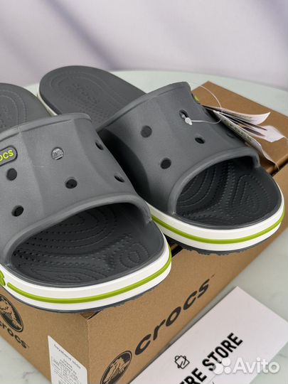 Мужские Тапки Crocs Grey Green