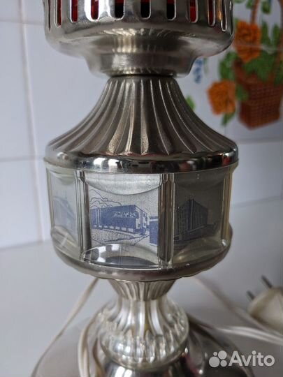 Красный светильник винтаж СССР