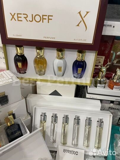 Наборы парфюма Amouage, Tiffany, Byredo, Xerjoff