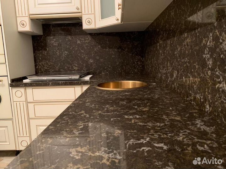 Столешница из искусственного камня (акрил, кварц)