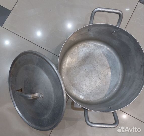 Кастрюля алюминиевая 15 литров