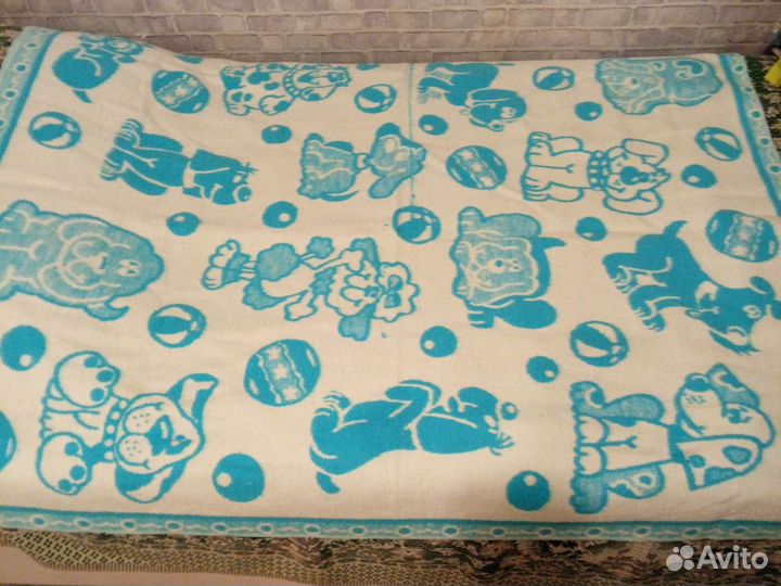 Одеяло байковое детское 100*120