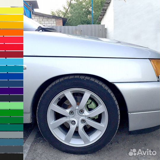 Крыло переднее правое в цвет ваз 2110, 2111, 2112