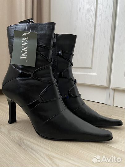 Ботильоны женские натуральная кожа 39