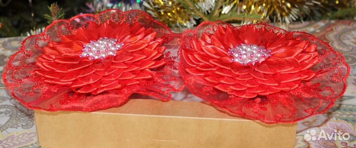 Резинки для волос ручной работы, Праздничные