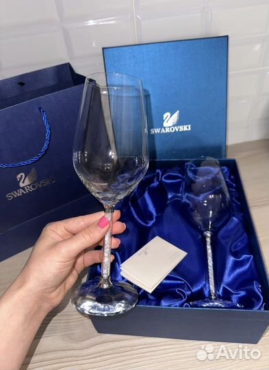Бокалы swarovski