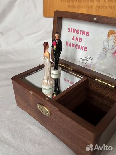 Музыкальная шкатулка для украшений с балериной