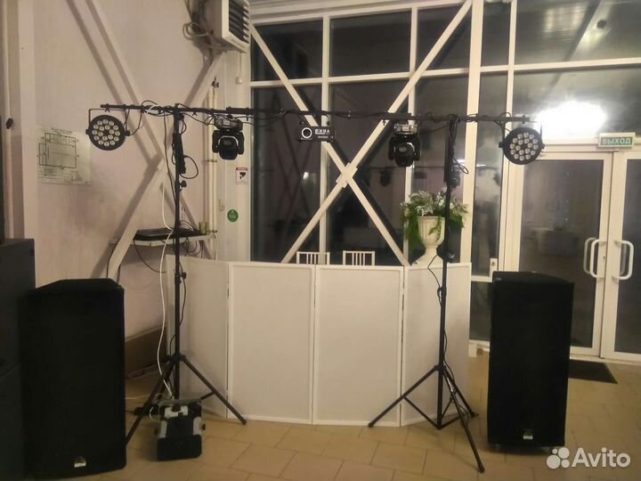 DJ(диджей) +Звук+Свет+Дым+Проектор