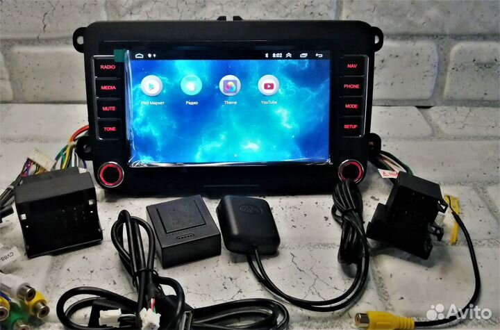 Магнитола volkswagen в штатное место android