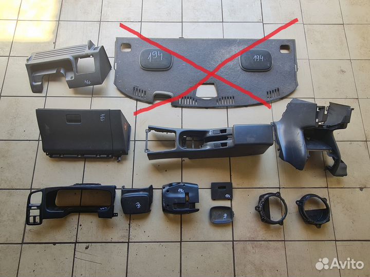 Пластик салона nissan primera P11