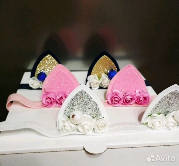 Повязка для волос ушки