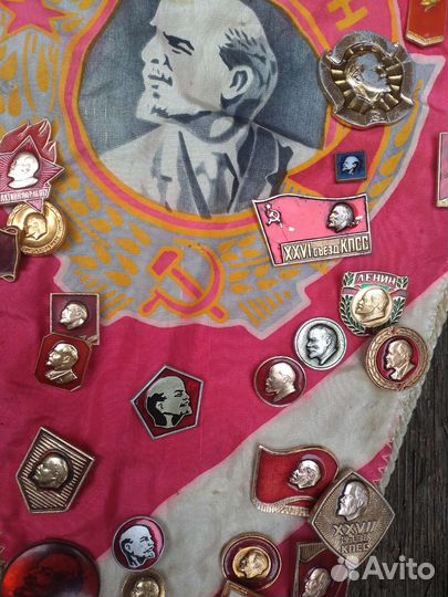 Значки ленин