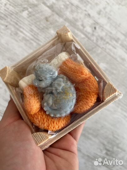 Мыло ручной работы. С драконом