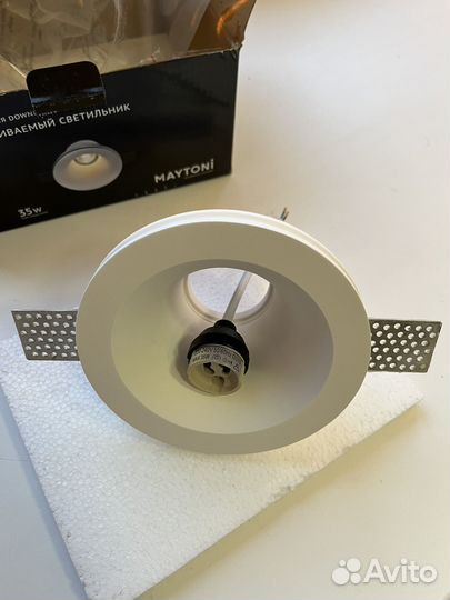 Встраиваемый светильник maytoni Gyps DL002-1-01-W