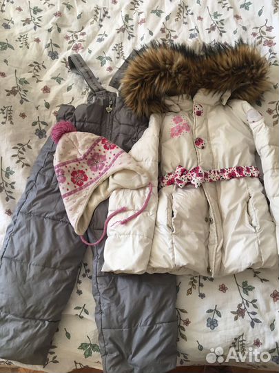 Зимний комбинезон для девочки 104