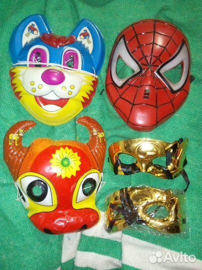 Новогодние, карнавальные маски (Новые)