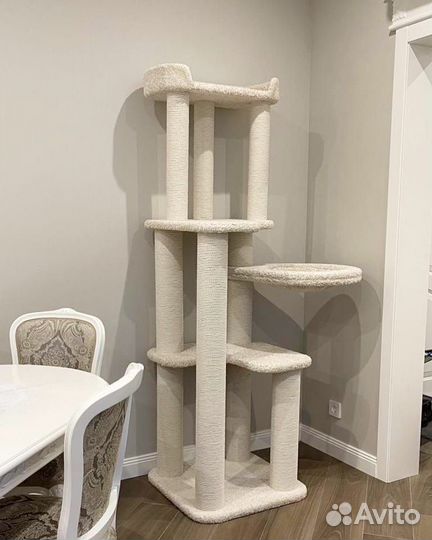 Когтеточка домик. Игровой комплекс для кошек