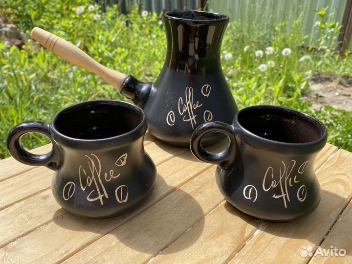 Турка для кофе керамическая