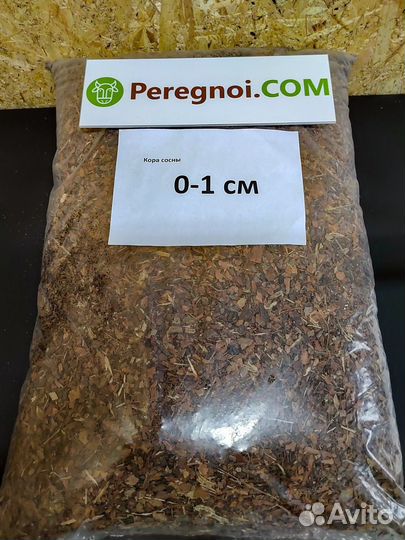 Кора-мульча сосны фаркции 0-1 см (мешки 50 литров)