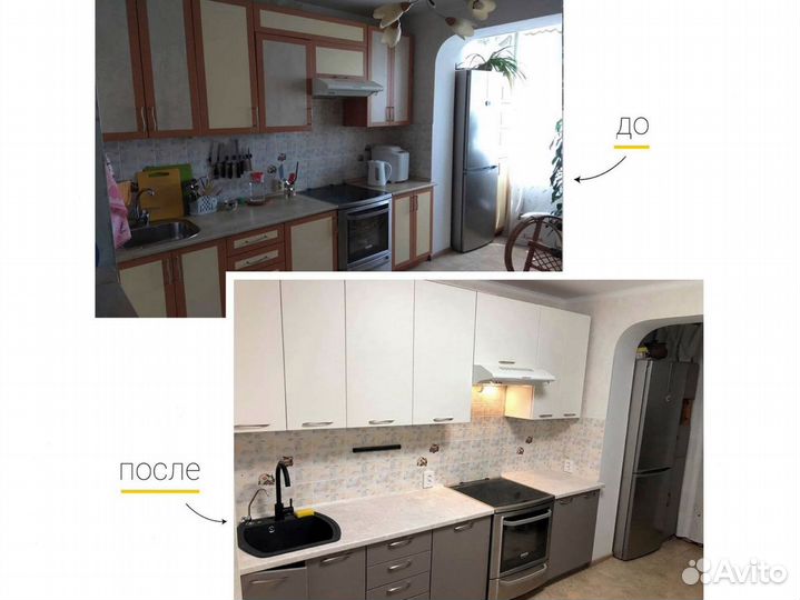 Кухонные фасады. Поменять фасады на кухне