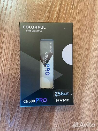 Ssd m2 nvme colorful cn600 pro 256gb новый