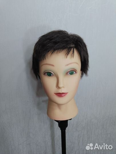 Голова манекен натуральные волосы