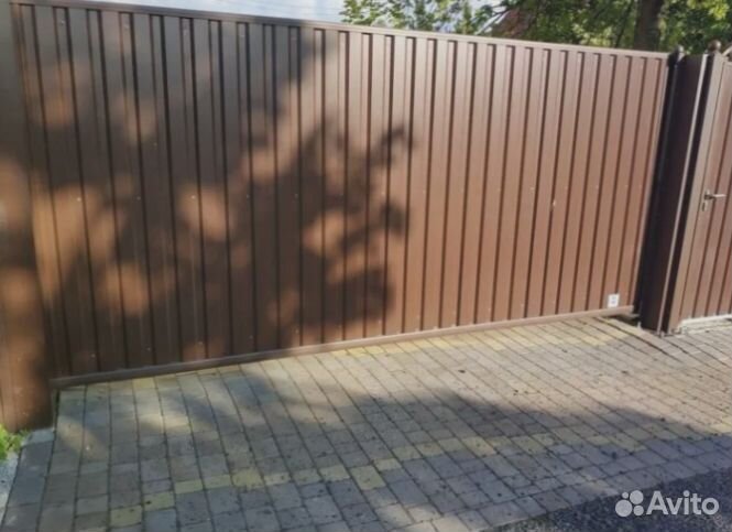 Откатные ворота 