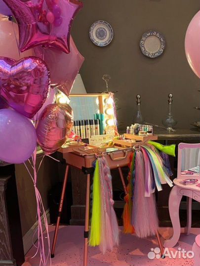 Бьюти бар, (выездной салон красоты ) для детей