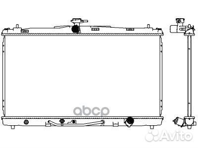 Радиатор toyota camry (XV5#) (11) 34618540 34