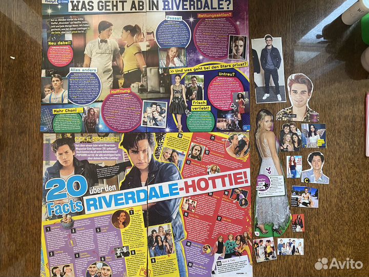 Набор вырезок и статей Ривердейл