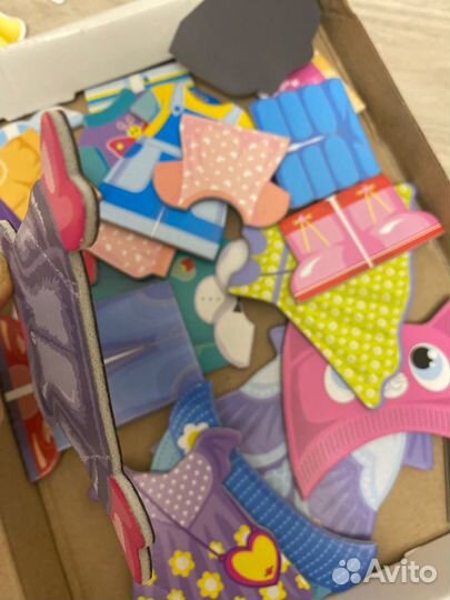 Магнитные куклы одевашки одежда красавица