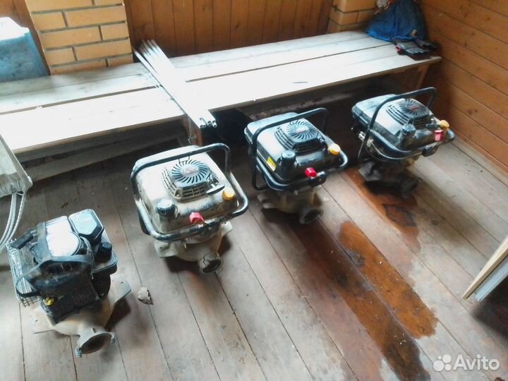 Плавающая мотопомпа Aquafast, двигатель Kawasaki