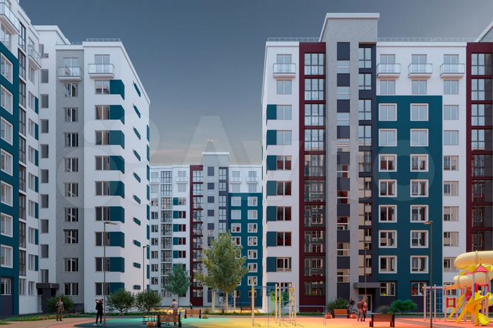 2-к. квартира, 62,1 м², 3/10 эт.
