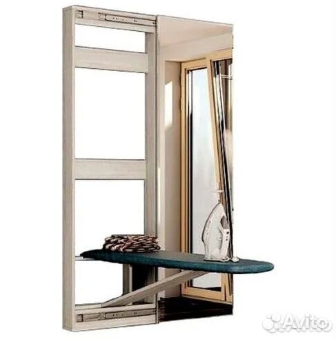 Доска гладильная купе с зеркалом