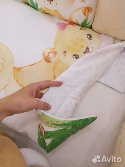 Бортики в кроватку комплект