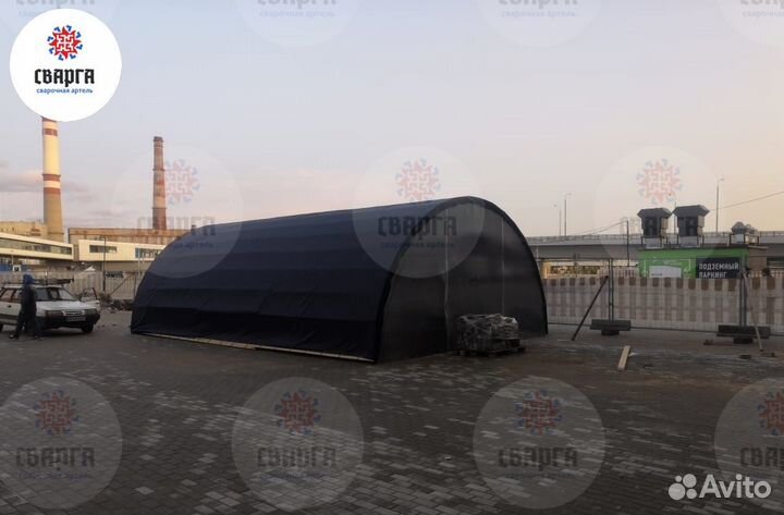 Ангар- Малыш 6.2 х 3.1 х 9 метров каркас