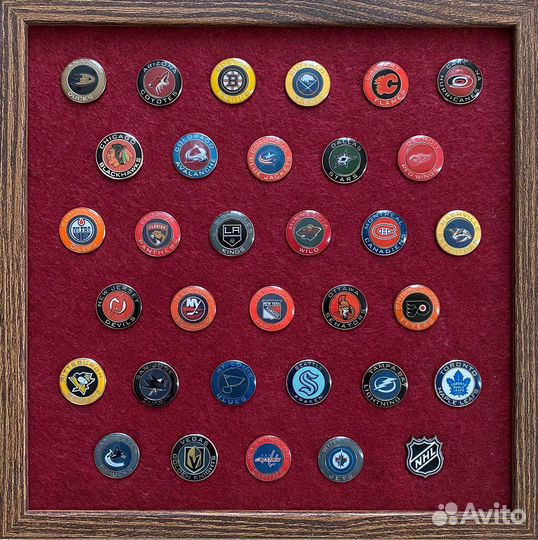 Подарочный набор хоккейных значков (Англия)