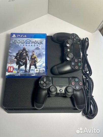 Sony PS4 slim 1tb много игр+ подписка на год