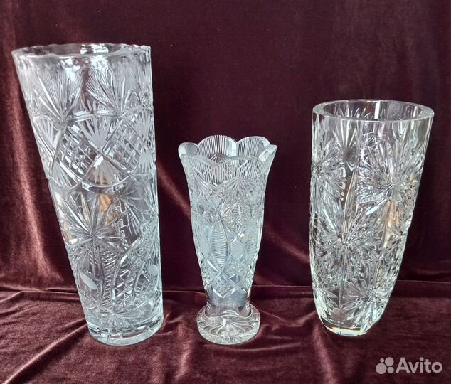 Ваза хрустальная СССР