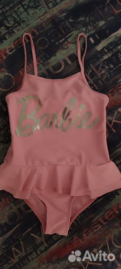 Купальник розовый для девочки 122 128