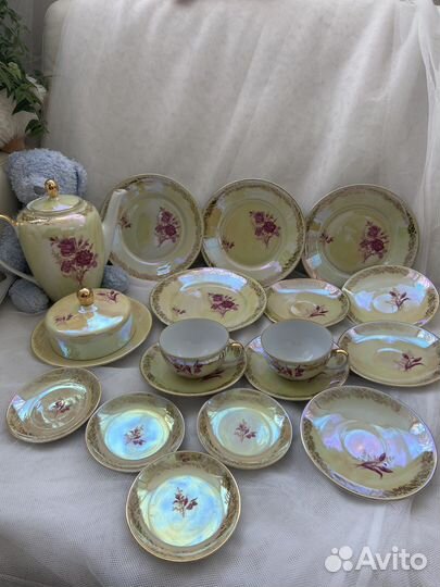Сервиз чайный роза гдр