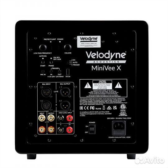 Сабвуфер Velodyne MiniVee X Black