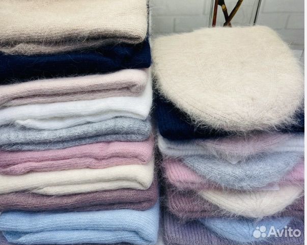 Шапка зимняя женская вязанная